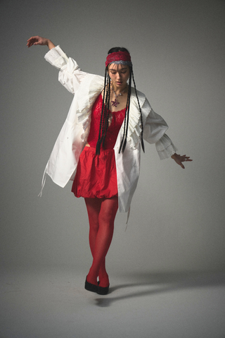 [FAY/DEW×Naitlovy] Cotton Pleats Shirt Jacket